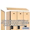 Salsbury Industries 1 Tier Designer Locker, 54"Wx76"Hx21"D, 3 Door, Maple 18-21361MAP - alternate 8